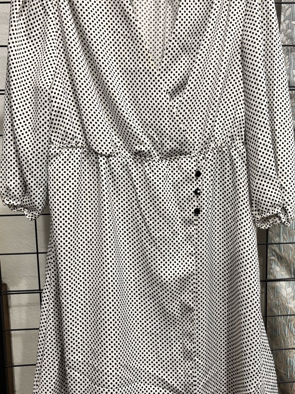 M New York & Co Midi Polkadot Dress